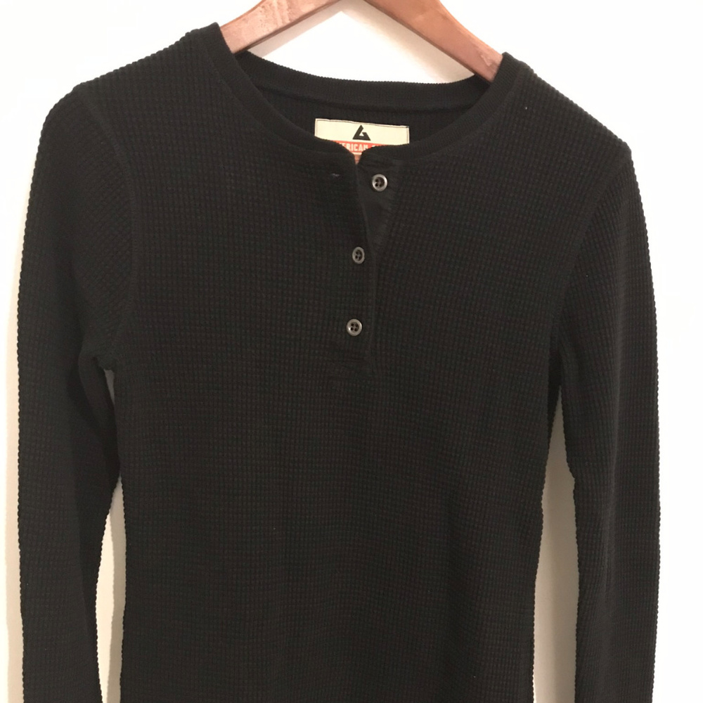 American Giant Waffle Henley